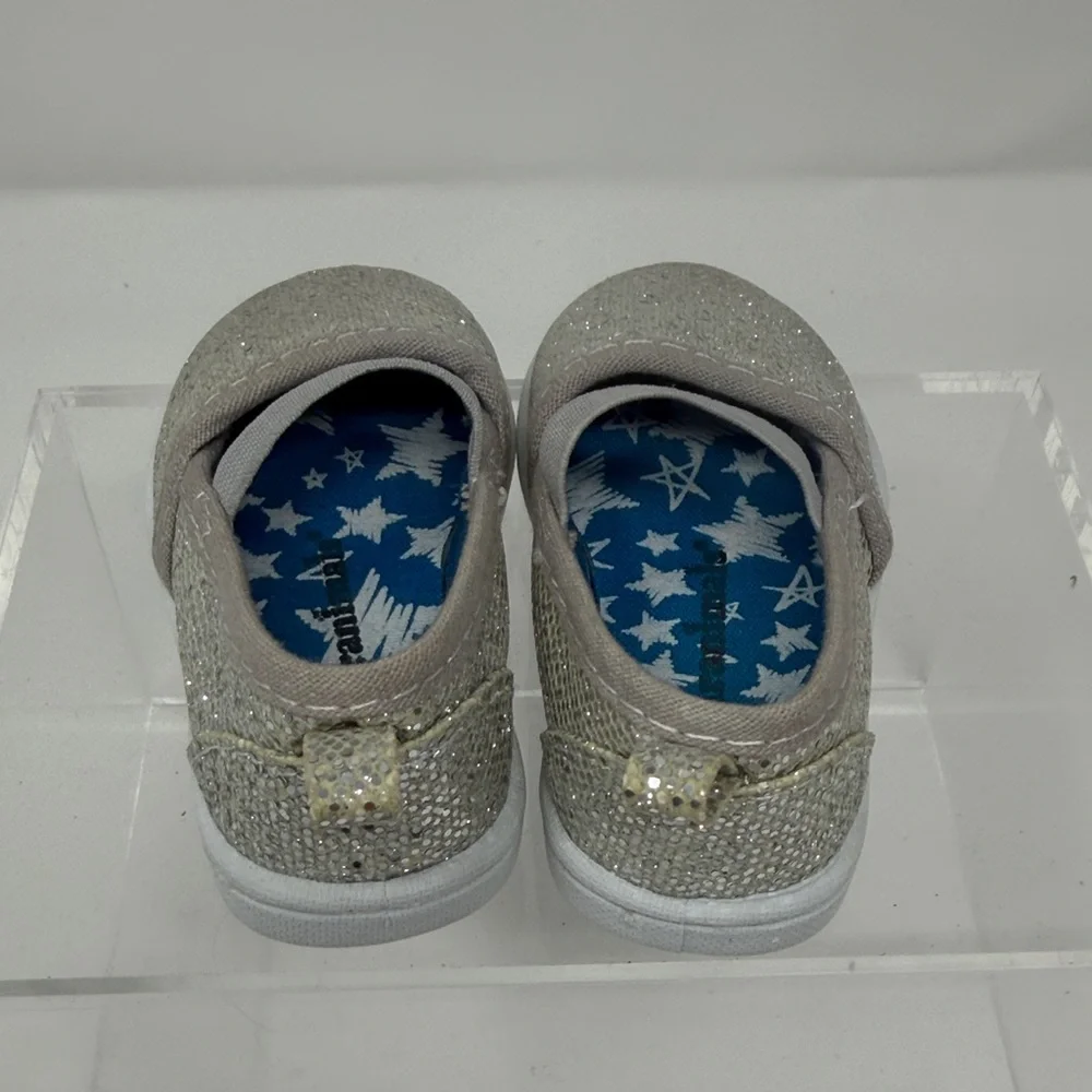 Garanimals Glittery Silver Kids Dress Shoes